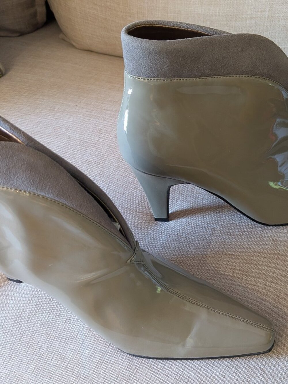 BELLINI ANKLE BOOTS -- GRAY -- WOMEN'S SIZE 8M -- NIB